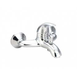 Μπαταρία Λουτρού Versus Χρωμέ με Tηλέφωνο, Επίτοιχο Στήριγμα Τηλεφώνου και Σπιράλ 1,5m